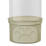 Toy Storage Container PET Transparent Cylinder Plush Toy Display Bucket with PP Lid for Home V1294-YM0703-3117230101213