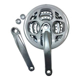 Durability Aluminum Alloys Crankset Chainring Square Hole Ergonomic Cranksets for Mountain Bike V1370-AZ4-12727