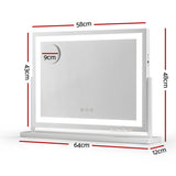 Embellir Makeup Mirror 58x46cm 360 Rotatable Vanity Mirror with Lights Bright Light Strip MM-FRAMELS-5846LED-GS-ZJ