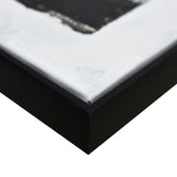 120X120cm Tonal Trilogy Black Framed Hand Painted Canvas Wall Art V411-SOK-HMTWF-12693G