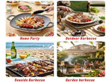 Complete Multi-Functional BBQ Tool Set, 31-Piece Deluxe BBQ Tool Set, Food-Grade Stainless Steel BBQ V1265-AU006-HEI