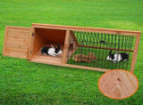 Furtastic Triangle Wooden Rabbit Hutch WCC-JOY-002-TRI