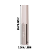 Wireless Mini Hair Straightener with Digital Display Portable Ceramic Flat Iron for Travel, Quick V1107-CS-WXCDZFQ