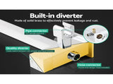Cefito 8'' Rain Shower Head Set Handheld Square High Pressure wins TapChrome SHOWER-A2-SQ-8-SI-TAP