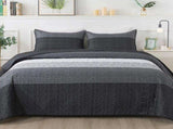 Detailed Quilted Bedspread and Pillowcases Set A Signature of Quality and Style - Queen size V745-MAC080195Q13U