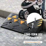 Rubber Curb Ramp 10.8 cm Rise Height Sidewalk Curb Ramp, 30 cm Width 50 cm Length Driveway Ramp for V952-SJDLYPDGB1197IMYQV0