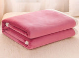 Summer Comforter King Size, Cool and Breathable in Summer Solid Colour Milk Velvet Washable Cool V1192-AZ-W-29695