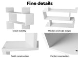 Artiss King Single Bed Frame and Bookshelf WBED-004KS-FURNI-DIS-AB