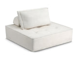 Artiss Floor Sofa Lounge Chair 4 Seater with Pillow SBED-K-FLD01-4S-WH