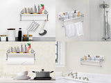 JWDX Rack Clearance! with Shelf Basket Holder Wall Towel for Kitchenbathroom Storage Paper Adhesive V1189-LWWAL-20260325-03041