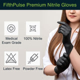 6g Flexible Disposable Nitrile Gloves For Mechanic Work Food Prepa 100pcs XL V201-W13213936