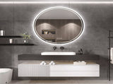 Interior Ave - 80cm Round Frameless LED Bathroom Mirror V355-IA-RWM-80