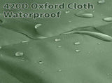 Waterproof camping tarp 2x1.5m - With rings - Heavy-duty groundsheet for tents, outdoor blankets and V1188-MS-313-0606