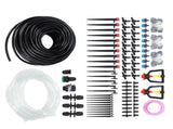 30m Drip Irrigation Kit Tubing Hose Nozzles Adapters Valves Drippers Set Garden Watering System V1294-YM0714-3111210221711