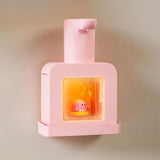 Touchless Automatic Sensor Soap Dispenser Cartoon Pet Waterproof Smart Foam Soap Dispenser Pink V1294-YM0716-3112220051012