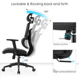 High back ergomonic mesh office chair V957-MS-2586-HIG