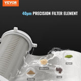 Spin Down Filter, 40 Micron Whole House Sediment Filter for Well Water, 3/4" G-F 1" G-M, 4 T/H V952-SDCXQZSGLQZC3BJ3TV0