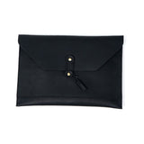 PU Leather File Folder Case Leather Document Folder with String Closure, PU Leather File Wallet V1370-AZ4-12938