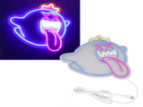 Ghost Neon Sign USB Wall Mounted Dimmable Easy to Install Halloween LED Ghost Neon Light for Game V1294-YM0706-3115230089511