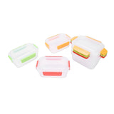 6 Pcs Food Storage Container Set 750ML Stackable Reusable PP Food Storage Box with Sealing Lid for V1294-YM0901-3118250193911