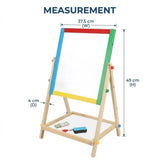 CARLA HOME 2-in-1 Kids Art Easel Chalkboard & Whiteboard V178-36513
