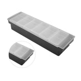Condiment Caddy Durable Plastic Transparent Lid Detachable Design Multifunction Bar Fruit Caddy for V1294-YM0716-3118220150712