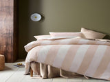 Accessorize Regency Natural Striped Washed Cotton Quilt Cover Set Super King V442-HIN-QUILTCS-REGENCY-NATURAL-SK