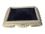 Elaborate Roman Pillar Planter / Stand w Lid 40cm V637-49487PLR