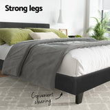 Artiss Bed Frame Double Size Charcoal NEO BFRAME-G-NEO-D-CHAR-AB