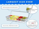 Large ice-cooled condiment holder - Chilled condiment holders - with lids for 5 removable V1188-MS101-00984-1