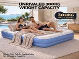 Weisshorn Queen Air Mattress with Rechargeable Cordless Pump 41cm AMAT-PLO02-41-Q-WHBL