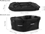 Waterproof Removable Bicycle Front Basket with Aluminum Frame, Pet Carrier & Multi-Purpose Handlebar V1259-DP01-A-2769