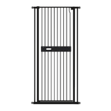 Alston Extra Tall 150cm Baby Pet Security Gate Balck Safety Gate Easy Fit Fence Two Way Opening No V985-CATPROOFDOOR