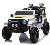 12V Kids Electric Ride On Jeep White V580-V580-GR-TY619-WH