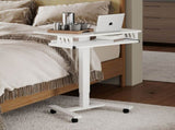 Levede Mobile Standing Desk Adjustable Height Table DH1075-WH-AU