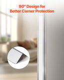 Stainless Wall Corner Protector, 38 x 38 x 2436 mm, 10 Pack Metal Corner Guards, 304 Stainless V952-BXGHJ1BXG10PTDGV3001V0