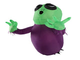 Window Blow Up Alien 3.9ft LED Powerful Blower 210T Polyester Fiber IP44 Water Resistant Ghost Broke V1294-YM0901-3115240071111