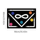 Football Training Mat 60 X 90 cm for All - Black V1308-DSZKI-983
