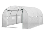 Green Fingers Greenhouse 3x2x2M Walk in Green House White GH-WALK-30X20-WH