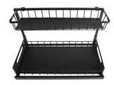 Under Sink Organizer L Shape 2 Tier Slide Out Sink Shelf for Under Kitchen Bathroom Sink Organizers V1294-YM0703-3117230031311