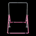 Kids Gymnastics Bars Training Horizontal Bar Monkey Kip Bar Pink V63-833321