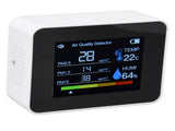 Air Quality Monitor 8 in 1 Real Time Color Screen Space Saving Widely Used CO2 Detector for TVOC V1294-YM0523-3113220040812