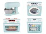 4 Piece Home Appliance Toy Mixer, Washing Machine, Oven & Dishwasher, With Lights & Sound V196-8026-58