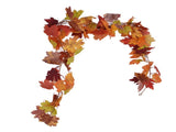 Decorative Artificial Maple Garland Fall Leaf Garland Decoration Thanksgiving Halloween Fake Maple V1294-YM0523-3115210217312