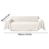 Couch Cover for Sofa Cover Washable Pet, Scratch Couch Covers Tassel Sofa Slipcover for Cushion V1192-AZ-W-30218