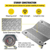 2 Pcs Tire Wheel Dollies 12"X16" Platform Size Wheel Car Dolly 3" Caster Wheel Dolly for Vehicle Car V952-TAD3503LTYWQ00001V0
