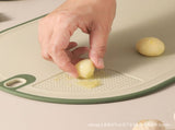 Cutting Board Food Grade Double Sided Prevent Slip Plastic Chopping Board with Holder Base for Meat V1294-YM0716-3118220136114