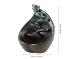 Ceramic Incense Holder Censer Smoke Backflow Incense Burner Decor Ornament V1294-YM0901-JY24073