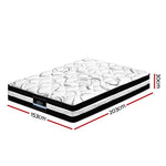 Giselle Bedding 30cm Mattress Medium Firm Queen MATTRESS-TT30-QUEEN