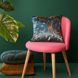 KAAT Amsterdam Mandarin Dark Green Round Filled Cushion 40cm Diameter V442-HIN-CUSHION-MANDARIN-DARKGREEN-RD
